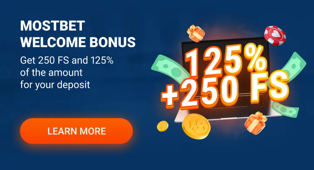 Mostbet kasíno bonus